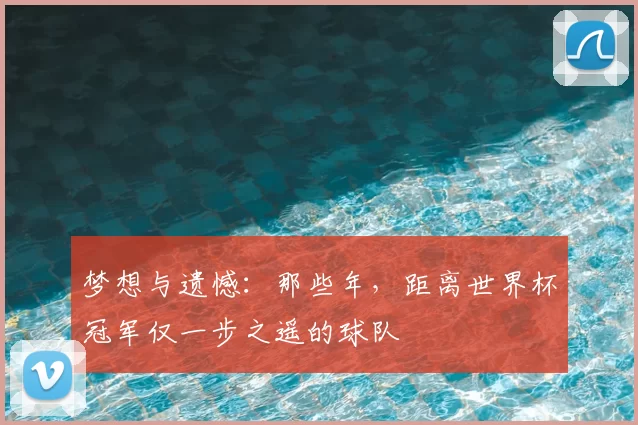 梦想与遗憾:那些年,距离世界杯冠军仅一步之遥的球队
